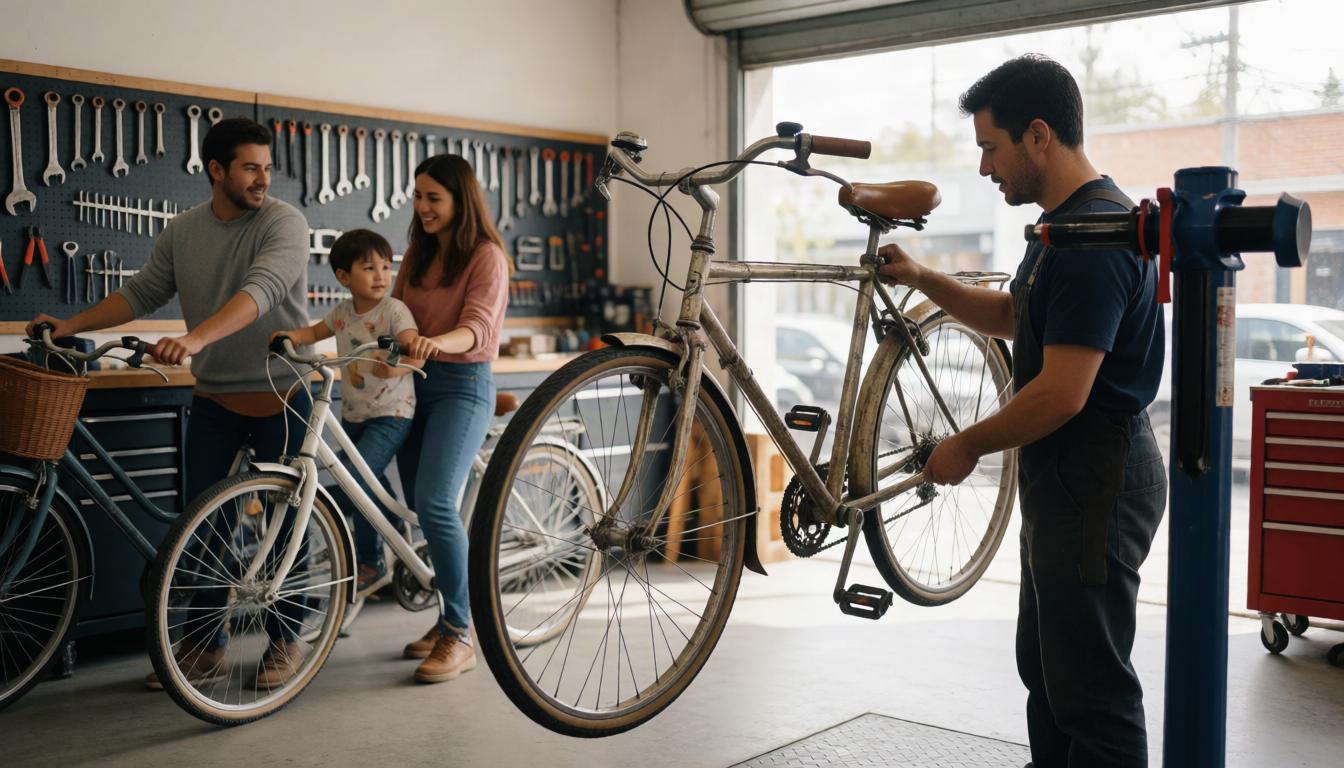Mantención y reparación de bicicletas